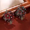 New Fashion Atmosphere Fortune Tree Brooch High Sense Diamond-encrusted Women's Corsage Coat Pin Accessories