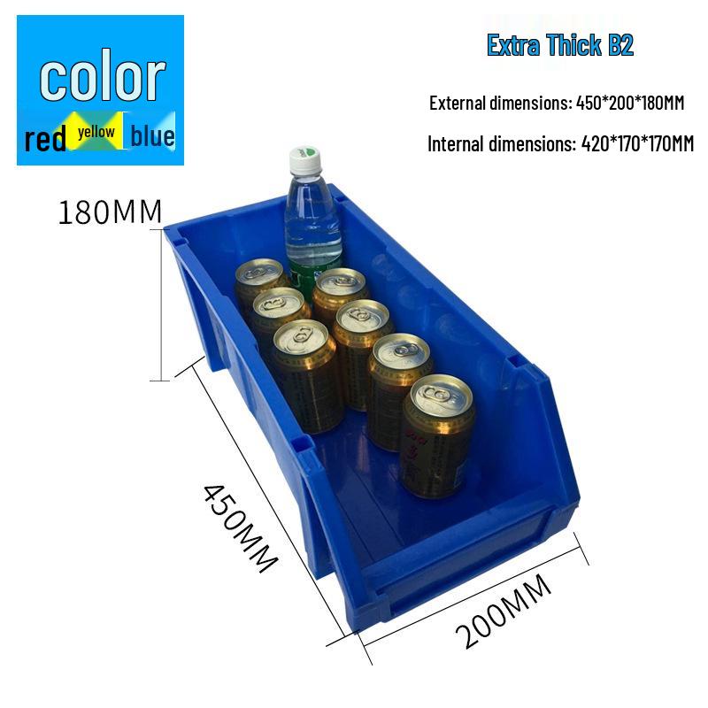 Slanted Mouth Plastic Storage Box for Screws and Tools – Classified Component Shelf