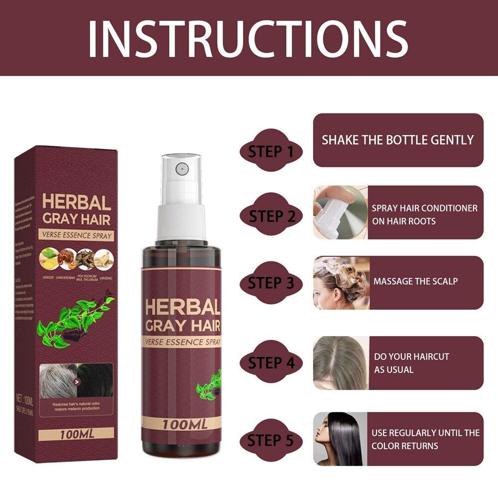 Onion Black Seed Hair Oil Spray for Natural Hair Care and Growth Prevent Hair Loss Biotin Fast Hair Growth Serum 100Ml
