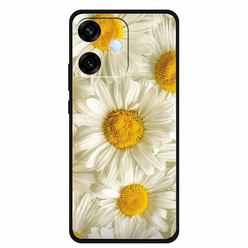 For Oppo A5 Pro 4G 5G Case 6.67" Soft TPU Silicone Funda Cut Cat Flower Painted Back Cover for Oppo A5 Pro 5G Global Shell Coque