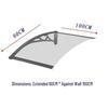 Aluminum Alloy Waterproof Awning Sunshade for Terrace and Balcony