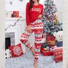2023 Damen Weihnachts-Print Langarm Pyjama-Set - Atmungsaktiv, Herbst/Winter Kollektion