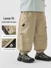 Spring 2026 Trendy European Boys' Long Workwear Pants for Kids and Toddlers