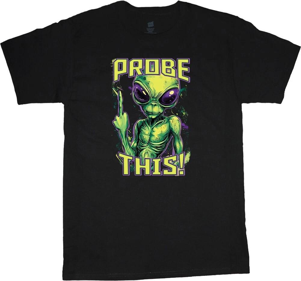 Funny Rude Offensive Shirts Inappropriate Alien Funny Sayings Mens Graphic Tees XXXXL
