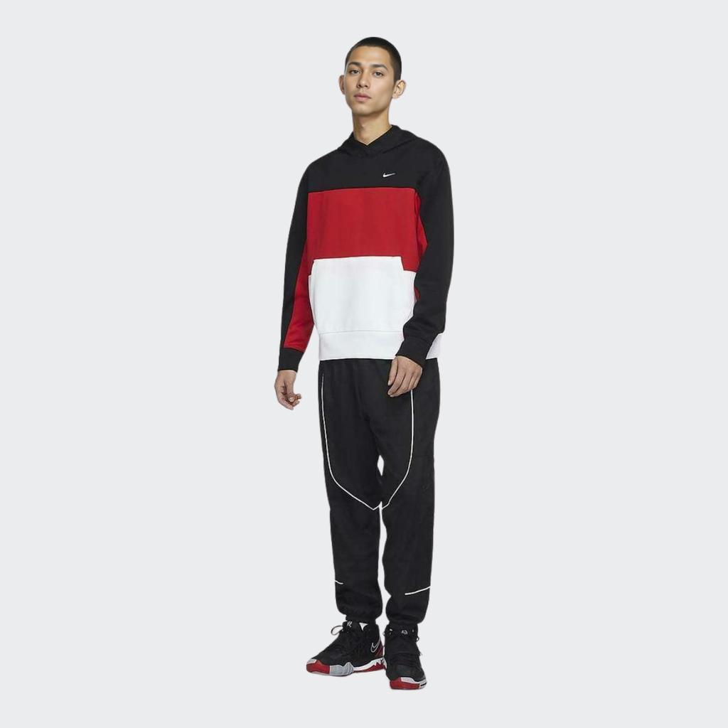 Nike Colorblock Knit Hoodie Men Tops Red DH9727-011