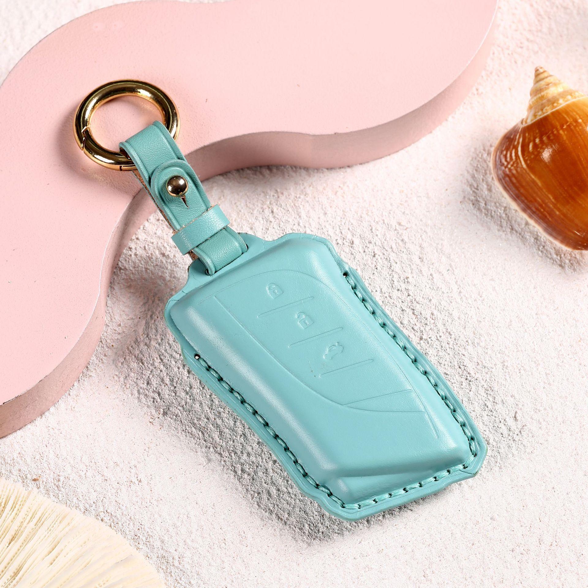 

Women s key bag is suitable for Lexus key case, handmade natural cowhide Lexus car key case.