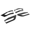 4Pcs Gloss Black Car Tail Light Trim Bezel Kit For Jeep Grand Cherokee 2014-2020