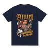 Rapper Anuel AA Retro Graphic T Shirt Real Hasta La Muerte  Cotton Tshirt Unisexs Hip Hop Oversized Tees Unisex Punk Streetwear