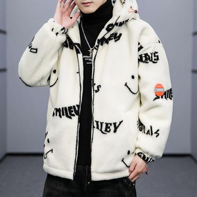 Winter Fleece Jacket for Men, Thickened and Velvet To Keep Warm, Loose Stand-up Collar Sweatshirt Jacket, Teenager Student Jacket