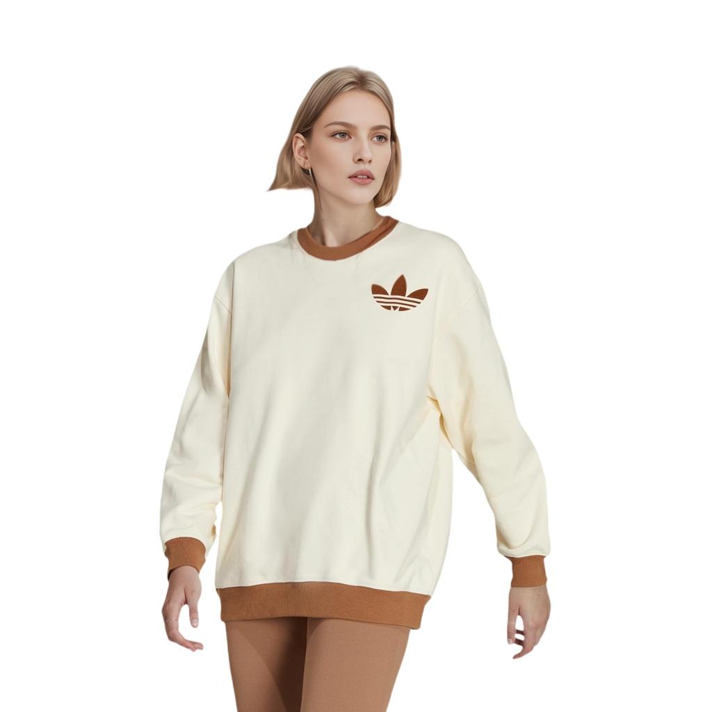 (WMNS) Adidas Adicolor 70s Sweatshirt 'Beige' Women's IB2040