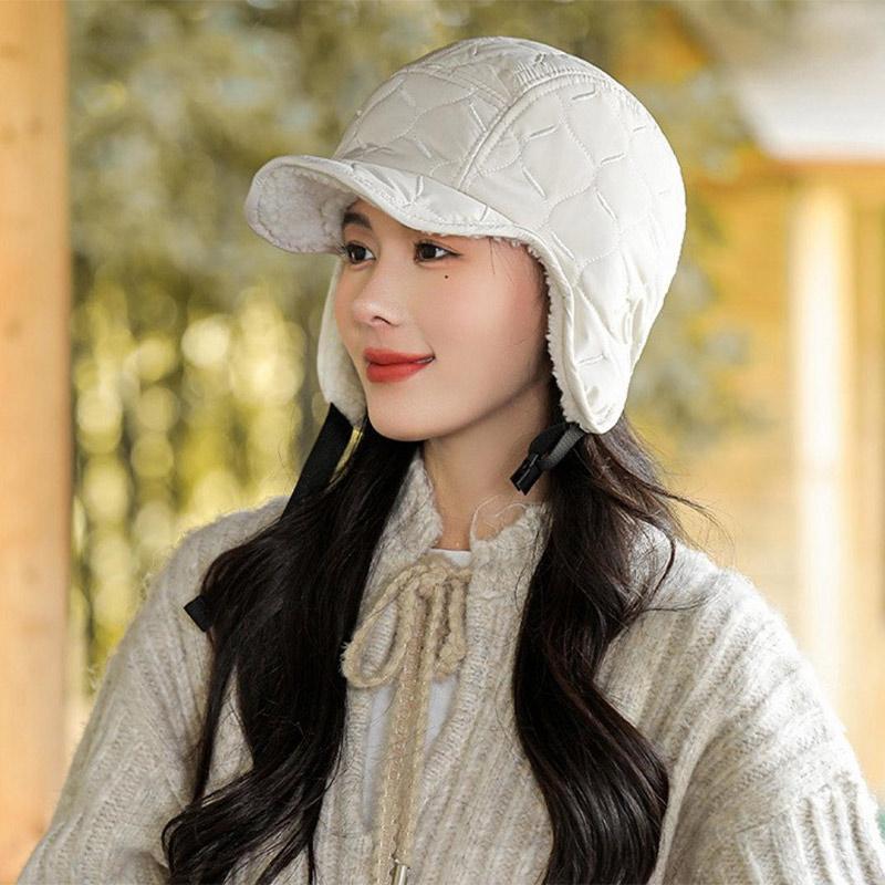 Winter Men Women Trapper Aviator Trooper Earflap Warm Waterproof Ski Down Hat Bomber Cap Ear Protector Hats Double Sided Wearing