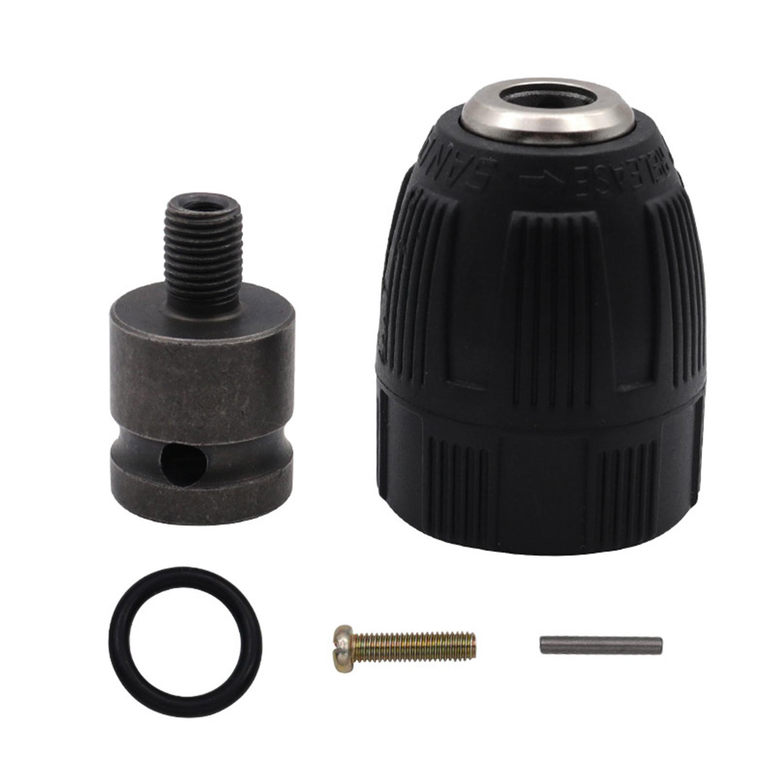 

Прецизионный патрон для бесключевой дрели 0,8-10 мм, переходник с резьбой 3/8 - 24UNF, быстросменный адаптер, хвостовик, шестигранник 1/4 дюйма