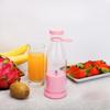 Fruit Juicer Cute Manual Wine Bottle Juicing Cup Small 6-Blade Rechargeable Vegetable Juicer Blender Mixer Portable Electric