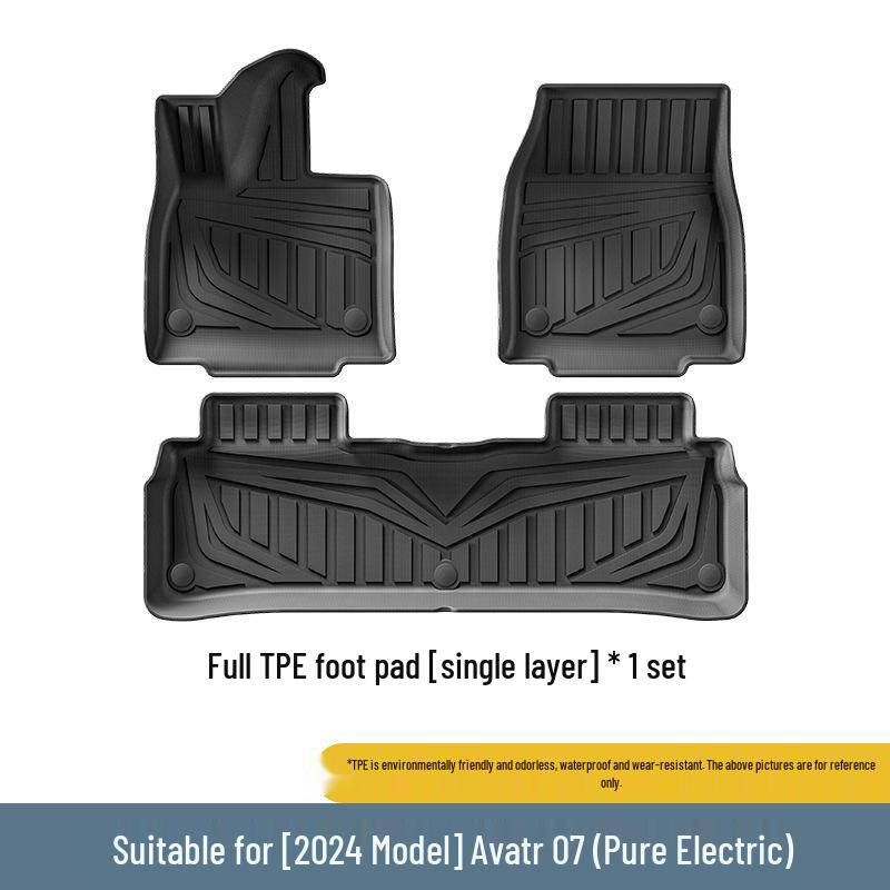 Avatr 07 2024-2026 TPE Car Floor Mats & Trunk Liner - Vehicle-Specific Fit