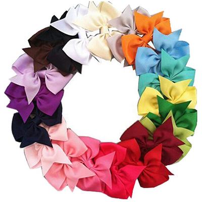 Baby Girls Headbands 20pcs Grosgrain Ribbon Boutique Hair Bow for Girls Teens Toddlers