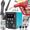 Techrebal 8586D Pro Welder Plastic Stapler + 200 Staples, Knife, Pliers + Solders