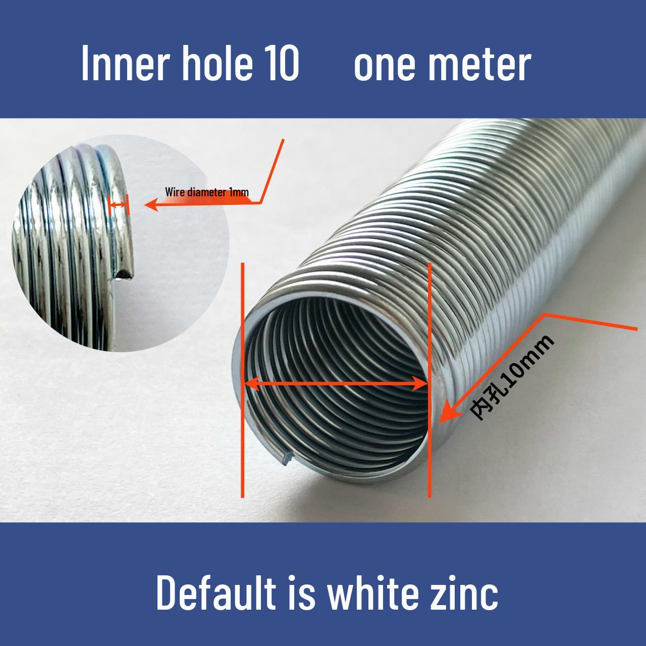 

4-6mm Nylon Coated Spring Steel Protective Sleeve for Hydraulic, Oil, and Air Tubes.