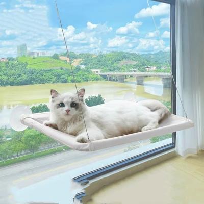 Cozy Pet Window Perch Stable Cat Window Hammock Cat Shelves Suction Cup Cat Nest  Bedside Use