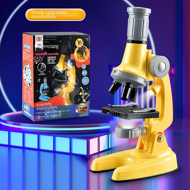 Children's Optical Microscope Set – 1200x HD for Science Experiments & Educational Use
