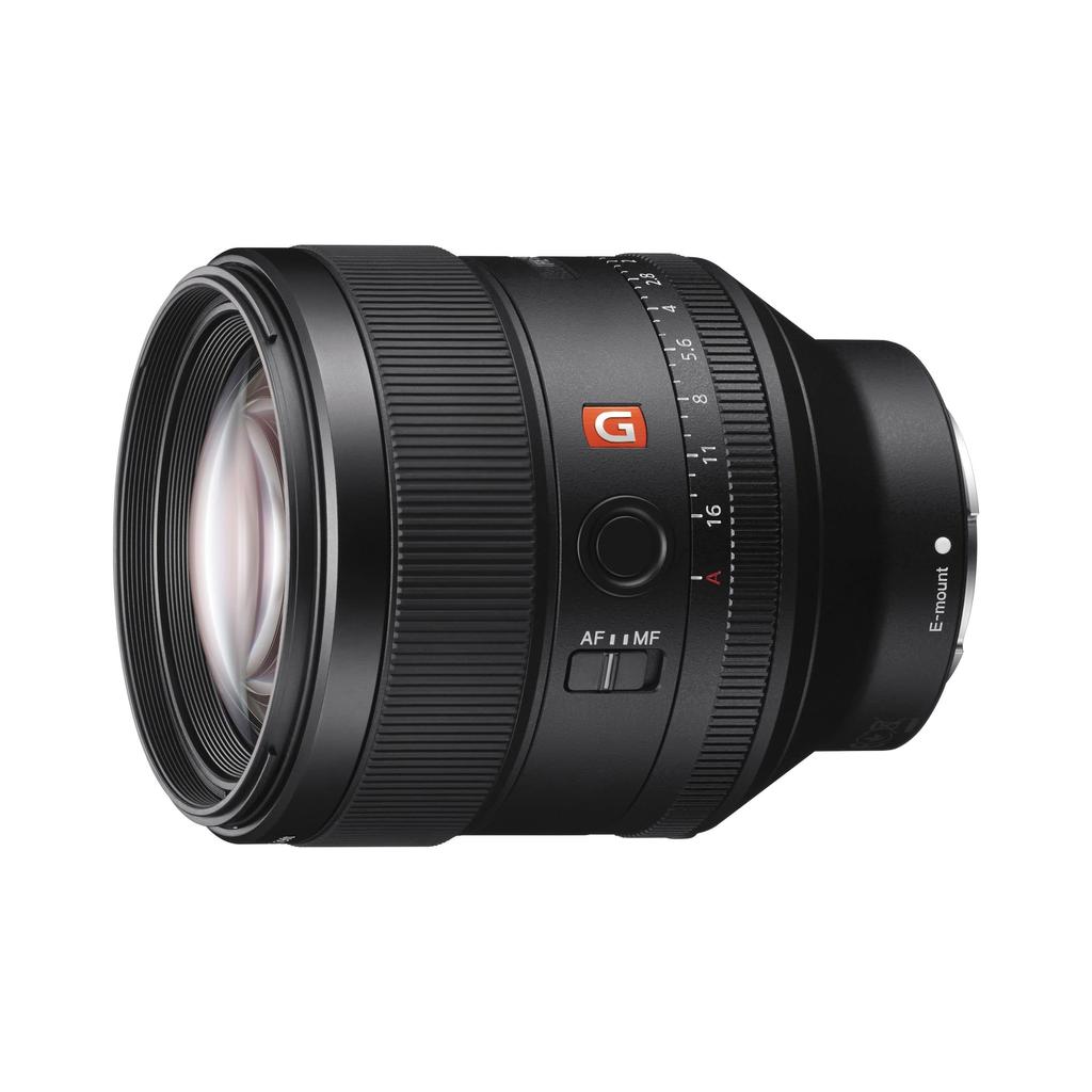 Sony FE 85mm GM Full Prime Lens Black F/1.4 Frame, Midrange, (SEL85F14GM)