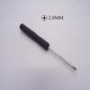 3pcs Black Mini 2.0 Cross Screwdriver Head Small Phillips Screwdriver for Repairing Mobile Phone Tnstallation Tool