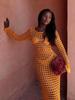 EDOLYNSA Sexy Cut Out Bell Sleeve Solid Knit Crochet Beach Maxi Dress 2024 Women Summer Chic Swimsuit Cover Up Elegant Party Outfit K23