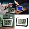 Digital Alarm Clock with Large LCD Display Backlight Temperature Hygrometer Monitor Flexible Mounting Option Easy Setups