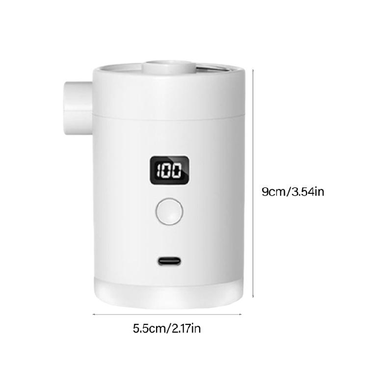 Wireless Electric Air Pumps with Fast Inflation Deflation Attachments Suitable for Pool Float Airbeds Outdoor Activity