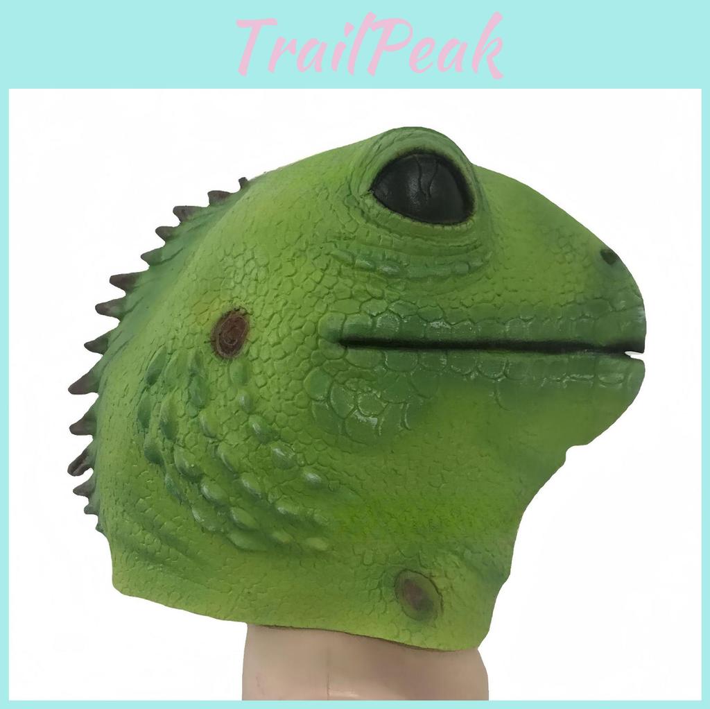 Maschera in Lattice Camaleonte con Caratteristiche per Role Play per Halloween e Feste a Tema