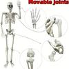 90cm Skeleton Model Decoration Fake Sculpture for Home Garden Haunted House Decorative Horror Theme Carton-Packed