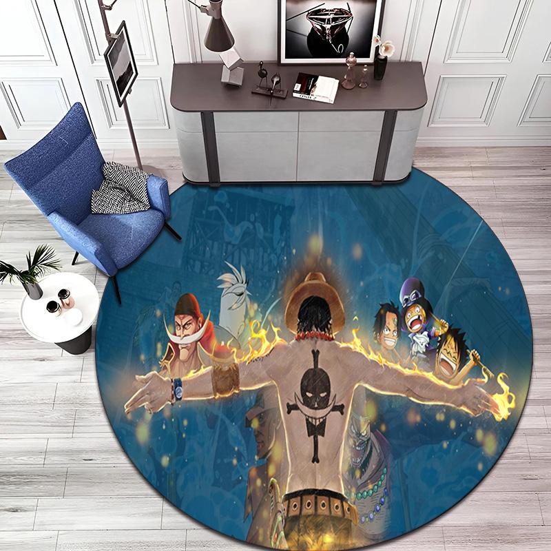 Cute Monkey D. Luffy from the Japanese manga ONE PIECE carpet is soft, home, bedroom, door mat decoration, and non slip carpet E10