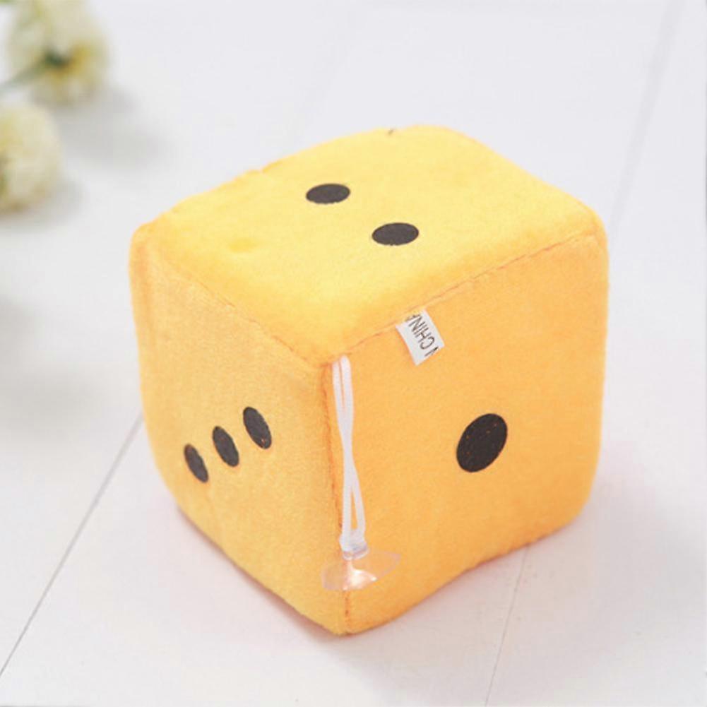 2 X Black Car Soft Spotty Furry Fluffy Hanging Mirror Dice