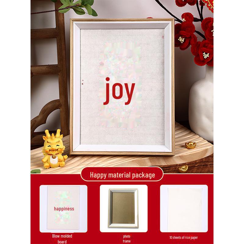 New Year Picture DIY Woodblock Printing Set: Non-Legacy Handmade Template Kit for New Year's Day Activities.