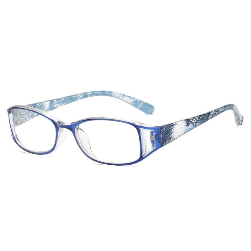 Women & Men Floral Reading Glasses - Elegant Fashion Square Full Frame, Perfect for Phone & Computer