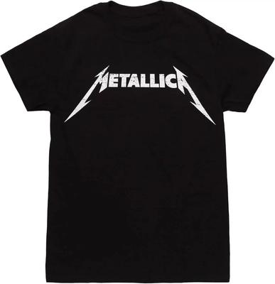 Logo inspirowane Metalliką – Klasyczny Czarny Bawełniany T-shirt Unisex S-4XL Koszulka Unisex
