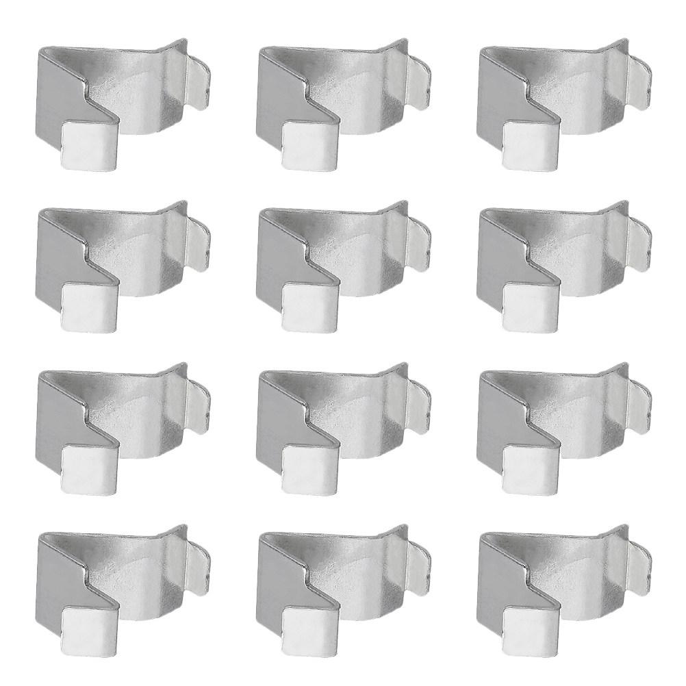 50Pcs File Cabinet Support Clips Metal Shelf Clips Detachable Partition Buckle Iron Mini Cabinet Clamps for Home Office Storage