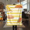 1 Stück Flanelldecke mit Zimmerdruck, geeignet für alle Jahreszeiten, für die Mittagspause, Wärme und Komfort, Weihnachtsgeschenke, Feiertagsgeschenk