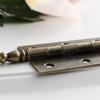 Durable New Chinese Style Folding Hinges Iron Crown Head Zinc Zinc Alloy Iron Hinge  Furniture