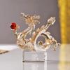 Crystal Flying Dragon Decoration Gift Box Christmas Gifts Living Room Office Desktop Home Decoration  Sculpture Handicrafts