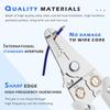 Special Wire Stripper for Electrician 7-in-1 Multifunction Wire Plier Tool(Grey)