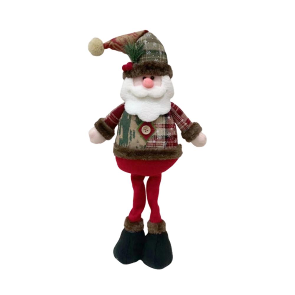 

Christmas Holiday Figurine Collection of Snowman Reindeer and Santa for Seasonal Decoration in Various Settings