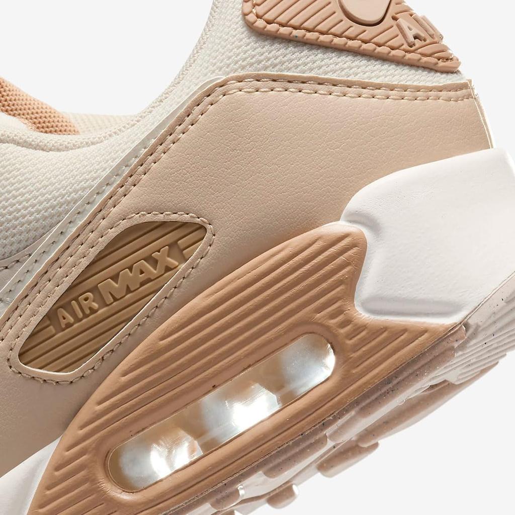 Nike Air Max 90 W Size Japan Sneakers, Phantom/Sail/Beige, DH8010-004, 23.5cm,