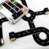 28 Rolls+9 Traffic Game Scene Application Stickers, 118.1 Inches Diy Road And Rail Transit Design And Paper Tape, Used For Railw