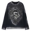 BUCKAROO [Premium] Skull Vintage Round T-Shirt Black