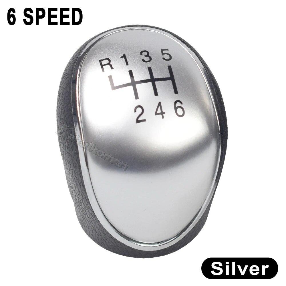 

6-ступенчатая ручка переключения передач для Hyundai IX35 2012 2013 2014 2015 2016 Silver 6 Speed