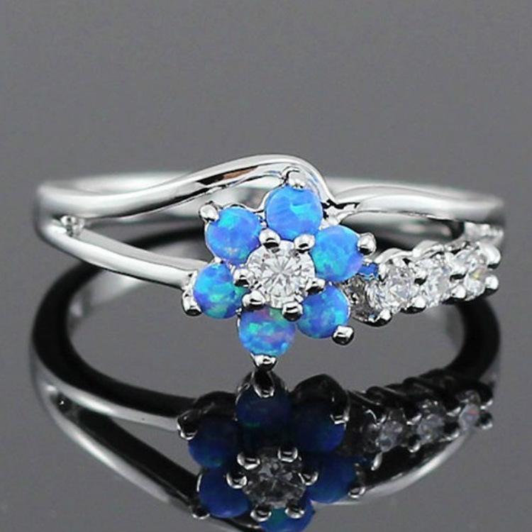 Chenrui Opal Ring - European & American Fashion Jewelry