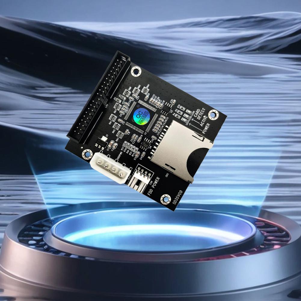 SD Memory Card To 3.5inch 40Pin IDE Hard Disk Drive Adapter 40Pin Male IDE Adapter Card Support for Dos Linux Windows
