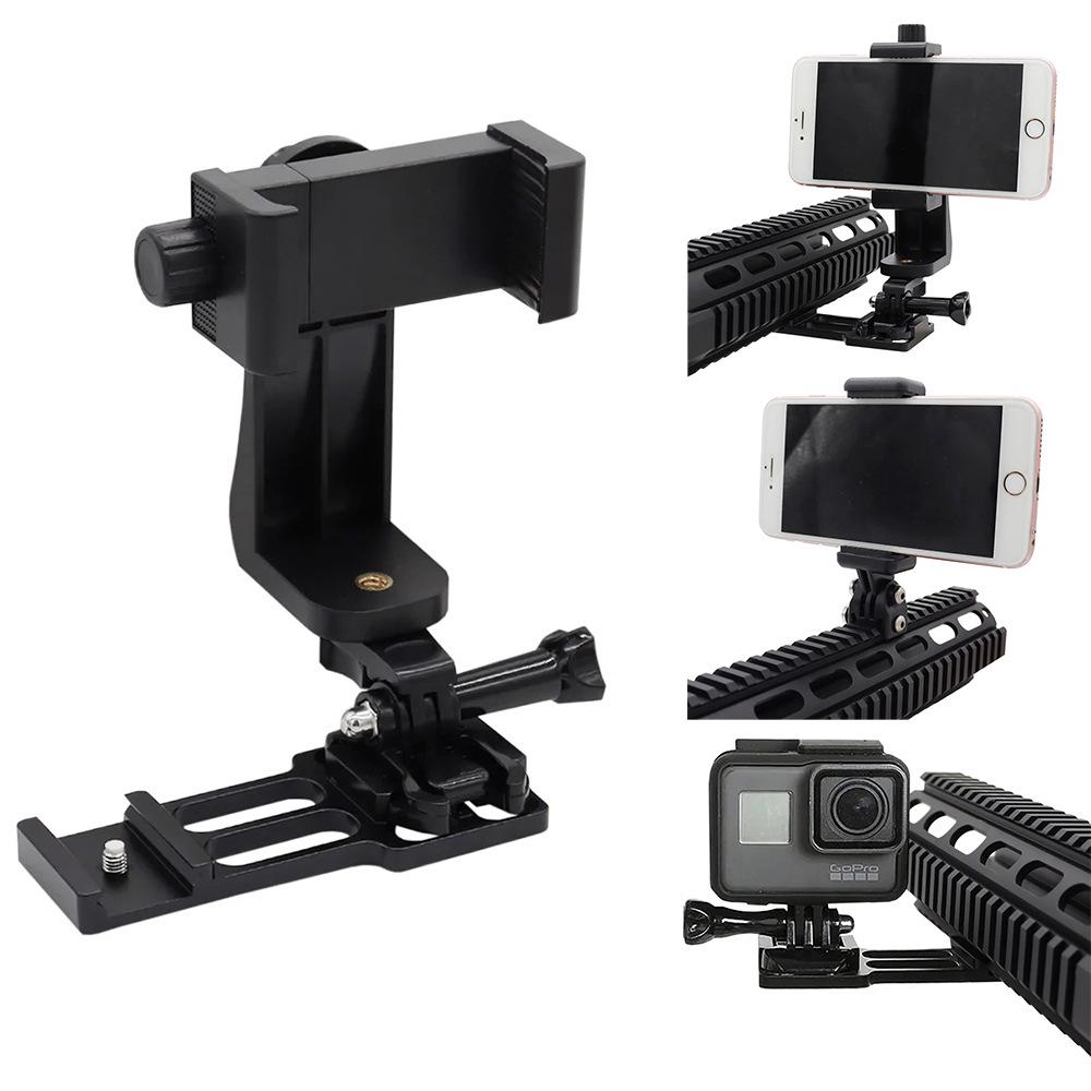 Tactical Fishbone 20mm Rail Mount for GoPro & Mobile Phone Cameras