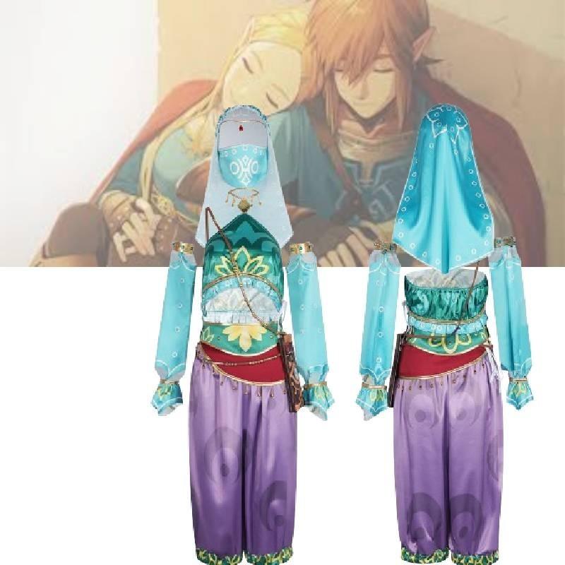 Princess Zelda Cosplay Costume For Women Anime Game Kingdom Tears Halloween Outfit S-m L-xl 2xl-3xl