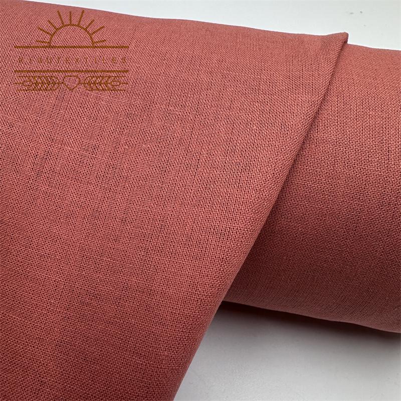 EcoFriendly Blended Linen Cotton Fabric for Garments and Home Textiles